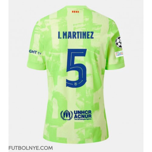 Camiseta Barcelona Inigo Martinez #5 Tercera Equipación 2024-25 manga corta